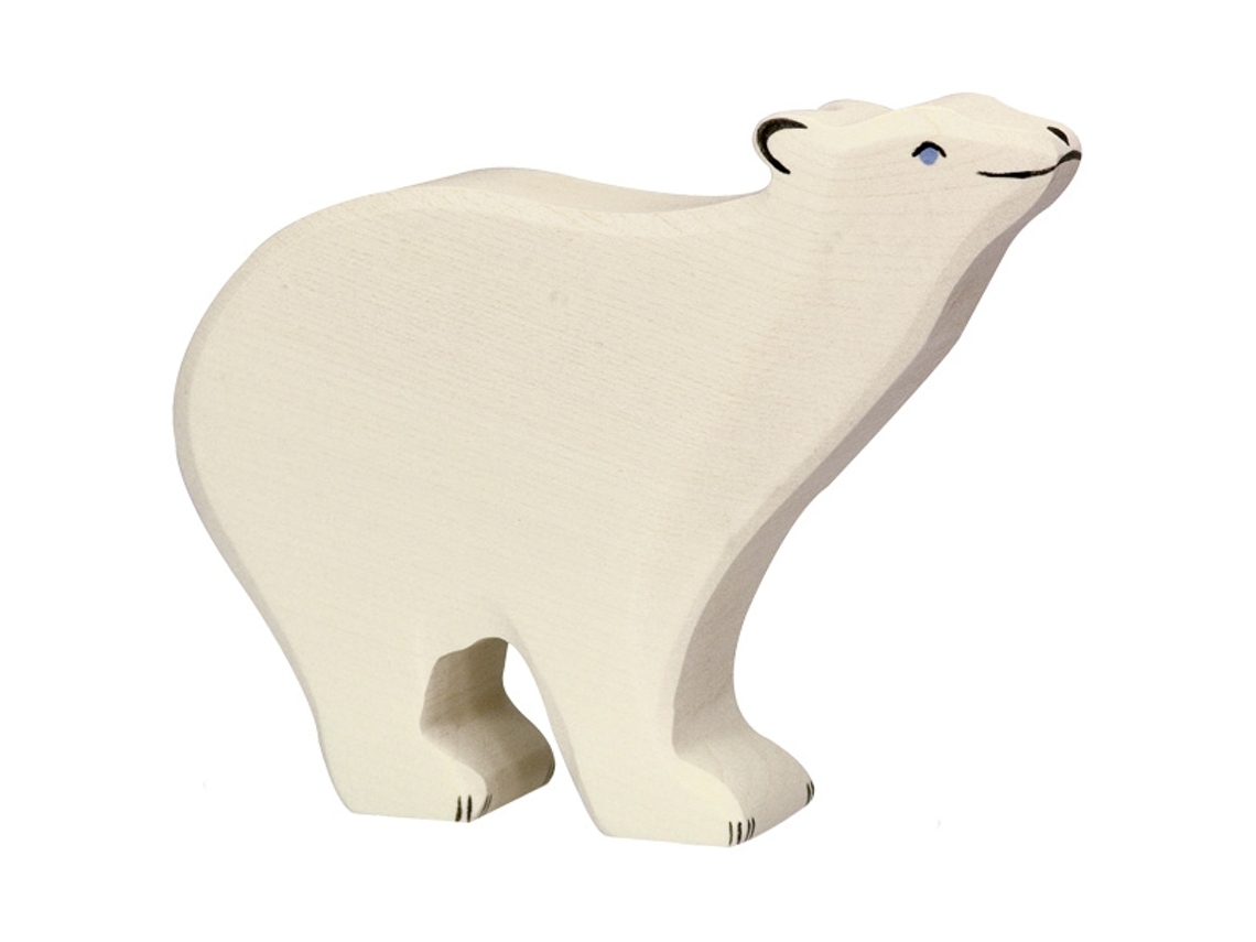 Figuras de Acción HOLZTIGER (Madera - Blanco - 15 x 2,8 x 12 cm)