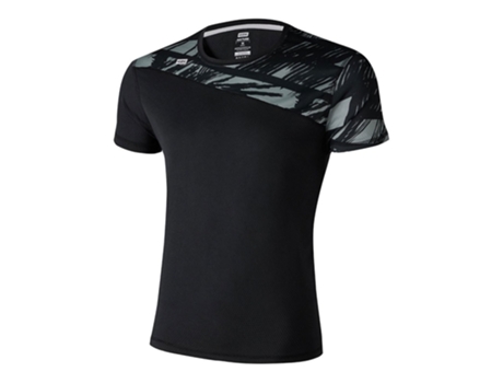 Camiseta de Hombre para Running 42K RUNNING Nature Negro (L)