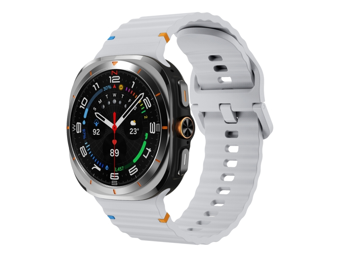 Correa para Samsung Galaxy Watch Ultra - Silicona con textura ondulada cosida (47 mm)