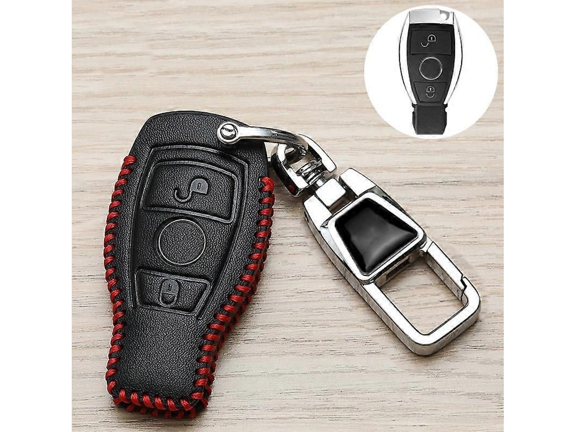 Capa Para Chave De Carro Mercedes-benz, Capa Multifuncional Para Chave De Carro, Chaveiro Anti-perda De Placa.