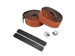 Cinta Para Manillar De Bicicleta De Carretera, Impermeable Y Antideslizante, De Piel Sintética Pu, Color Marrón.