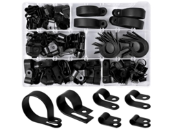200 Bridas De Plástico De Nailon R Para Fijación De Cables, 6 Tamaños De 3/16'' A 1 1/8'' Para Tuberías.