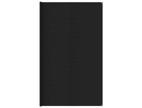 vidaXL Alfombra para tienda de campaña negra 400x500 cm