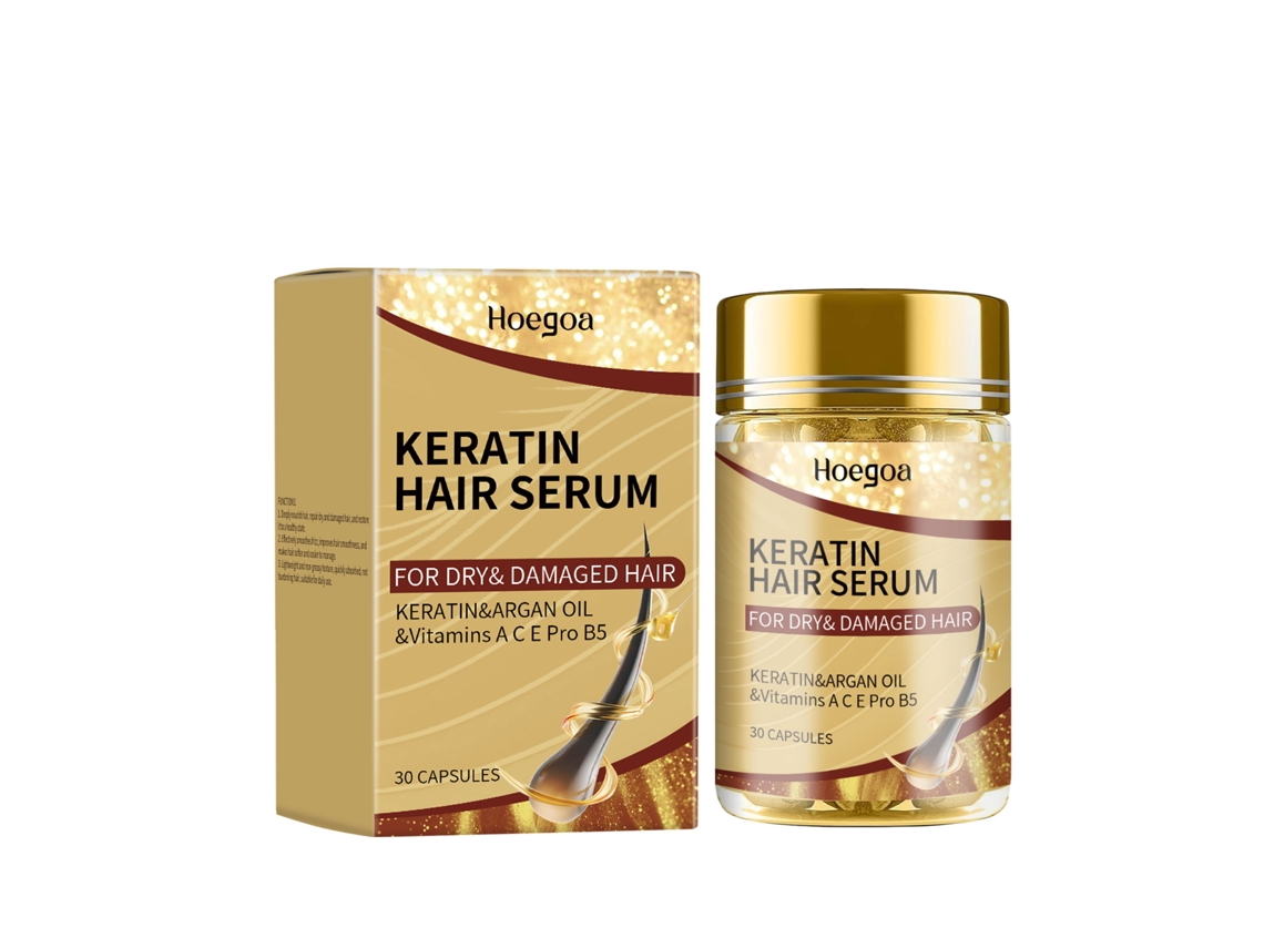 Aceite esencial para el cuidado del cabello con nuez de argán