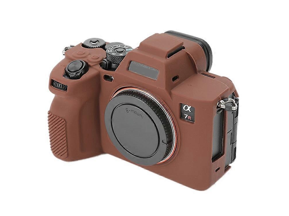 Funda protectora de silicona suave compatible con Sony A7r5, cubierta protectora brillante para cámara, protección contra caídas Facpoet