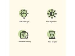 Tostadora Con Luz Nocturna En Forma De Pan, Recargable Por Usb, Luz Verde Cálida Ajustable Para Dormitorios Y Escritorios.