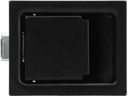 Elegante Y Robusta Manija De Palanca Con Cerradura, Ideal Para Puertas De Difícil Acceso.