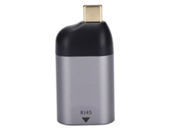 Adaptador De Puerto De Red Usb-c A Gigabit Rj45 Con Carcasa De Aleación De Aluminio Para Windows, Android Y Os X.