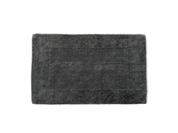 Tappeto Bagno Fazzini Di Puro Cotone Reversibile 50x80 Grigio Piombo