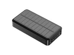 Cargador Inalámbrico Portátil De 100 000 Mah Con Paneles Solares De Silicio Monocristalino Y Múltiples Puertos.