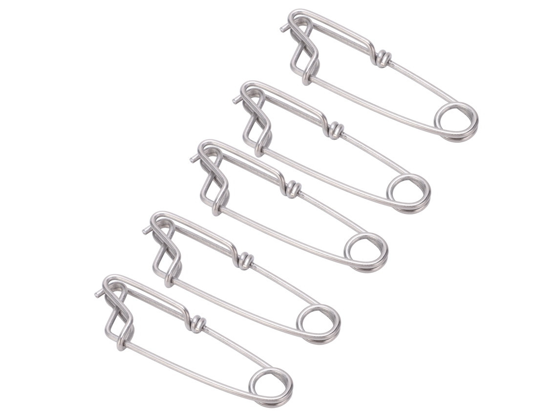 2026rebe-5pcs/set Clip De Pesca Longline Resistente A La Corrosión Clip De Atún Para Línea Flotante 3.5x125mm