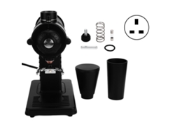 Molinillo de café eléctrico de acero inoxidable, 200 W, 2500 rpm, color negro, para uso doméstico.
