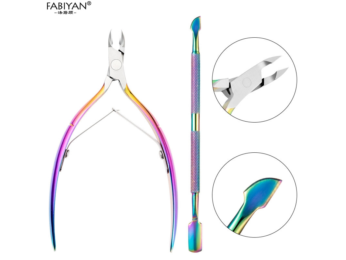 Juego de herramientas y accesorios para decoración de uñas, 2 piezas C