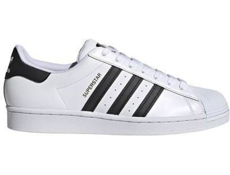Zapatillas ADIDAS Superstar Hombre (38 - Blanco y Negro)