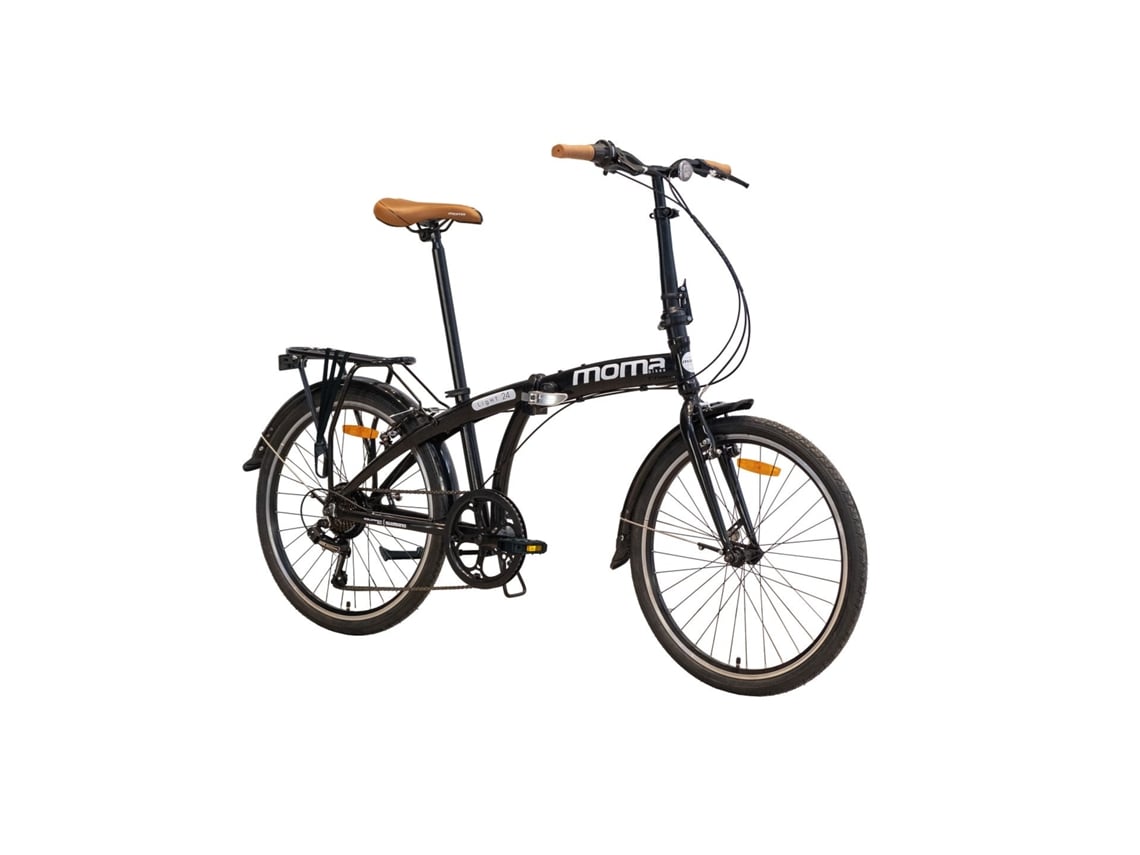 Bicicleta urbana plegable LIGHT 24, aluminio, 7 velocidades SHIMANO, sillín cómodo