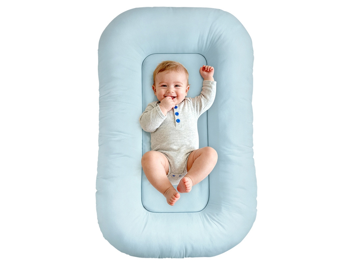 Nido Para Bebé Chrui 0-24 Meses Algodón Transpirable Portátil 75x45cm (gris)
