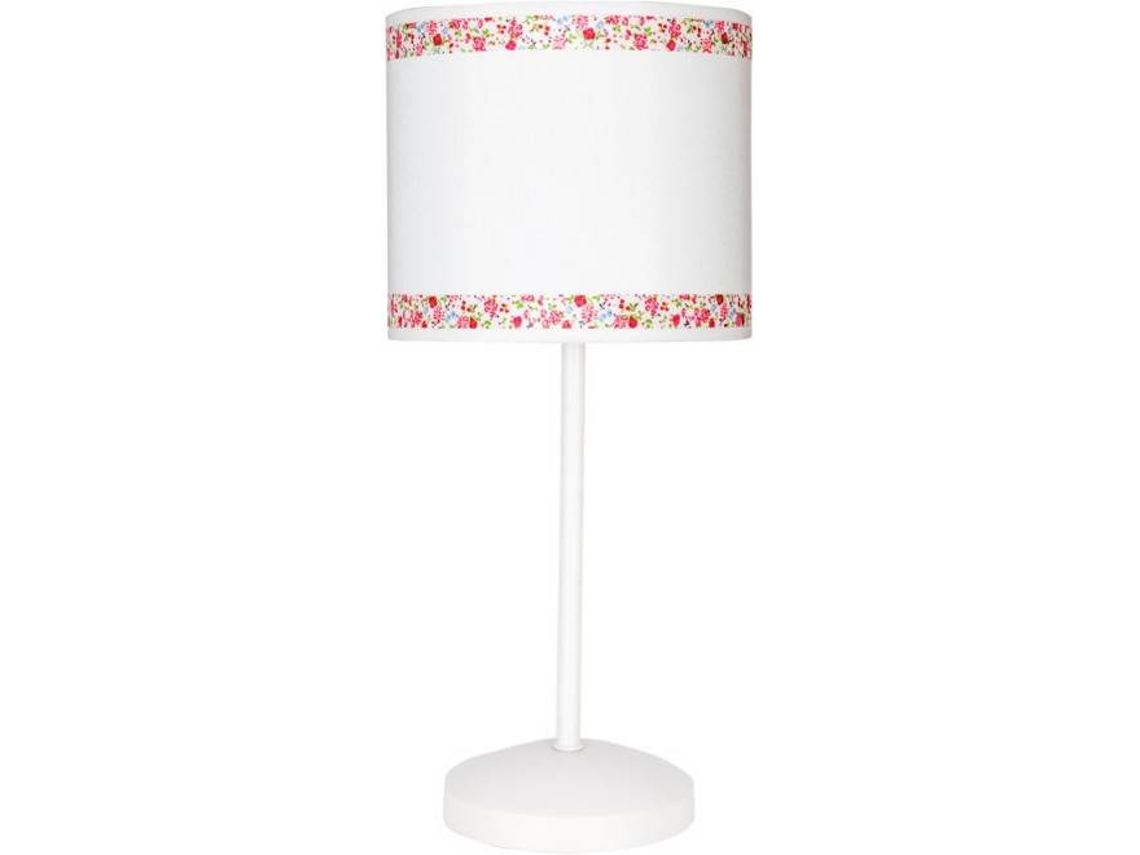 Lámpara de Mesa FABRILAMP Cenefa (Rosa - E14 - Máx. 40W - Metal)