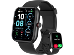 Reloj inteligente con Alexa integrada, pantalla HD de 1,91 pulgadas, resistente al agua IP68, monitorización de 100 deportes, Yunzii