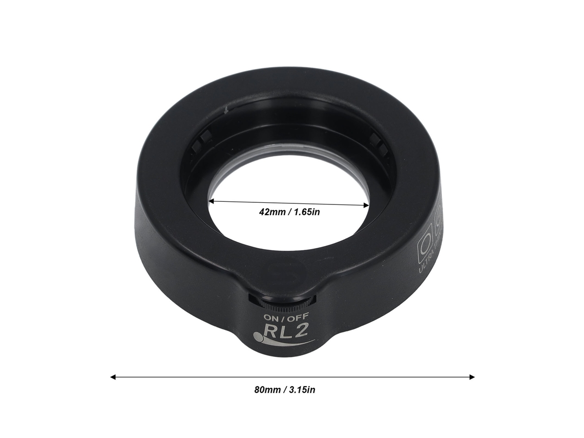 2026-as-luz Anular Led Para Microscopio Con Brillo Ajustable Antideslumbrante Y Lente Antihumedad