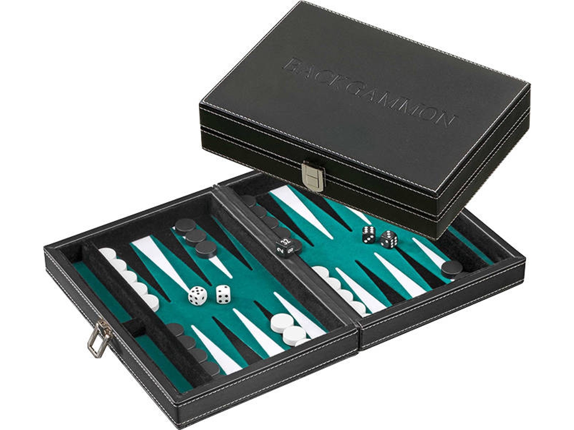 Philos Backgammon Tinos pequeño verde 23x16,5cm