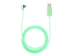 Cable de datos portátil verde EOOCOO para dispositivos Apple