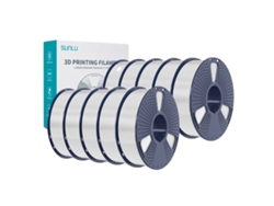 Filamento De Impresora 3d Sunlu Petg, Alta Dureza, Cero Burbujas,10kg Blanco Oem