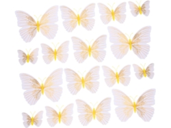 48 Pegatinas Doradas Con Forma Para Decoración De Paredes