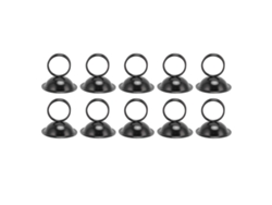 Portavasos De Mesa Portatárjetas De Mesa Portaretratos De Alambre Para Boda Fiesta 10pcs Negro