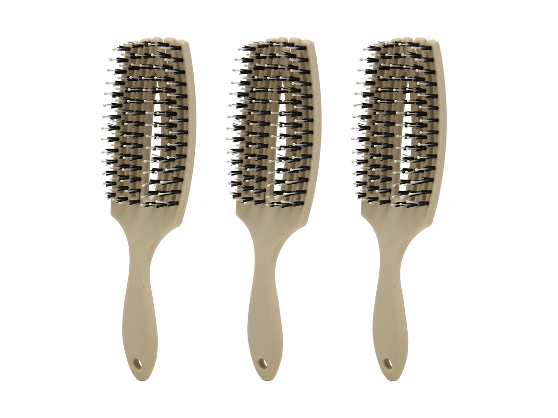 Kit De 3 Pentes E Pentes Para Cabelo Com Massagem Na Cabeça Aliviar Pressão Adequado Para Casa E Salão De Beleza