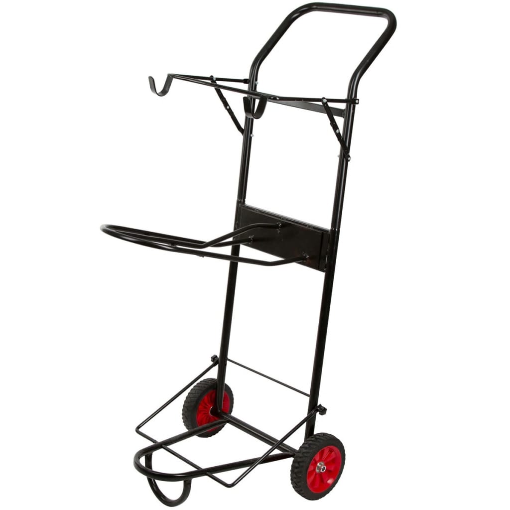 Kerbl 321000 Caddy movible carrito perchero para montura metal