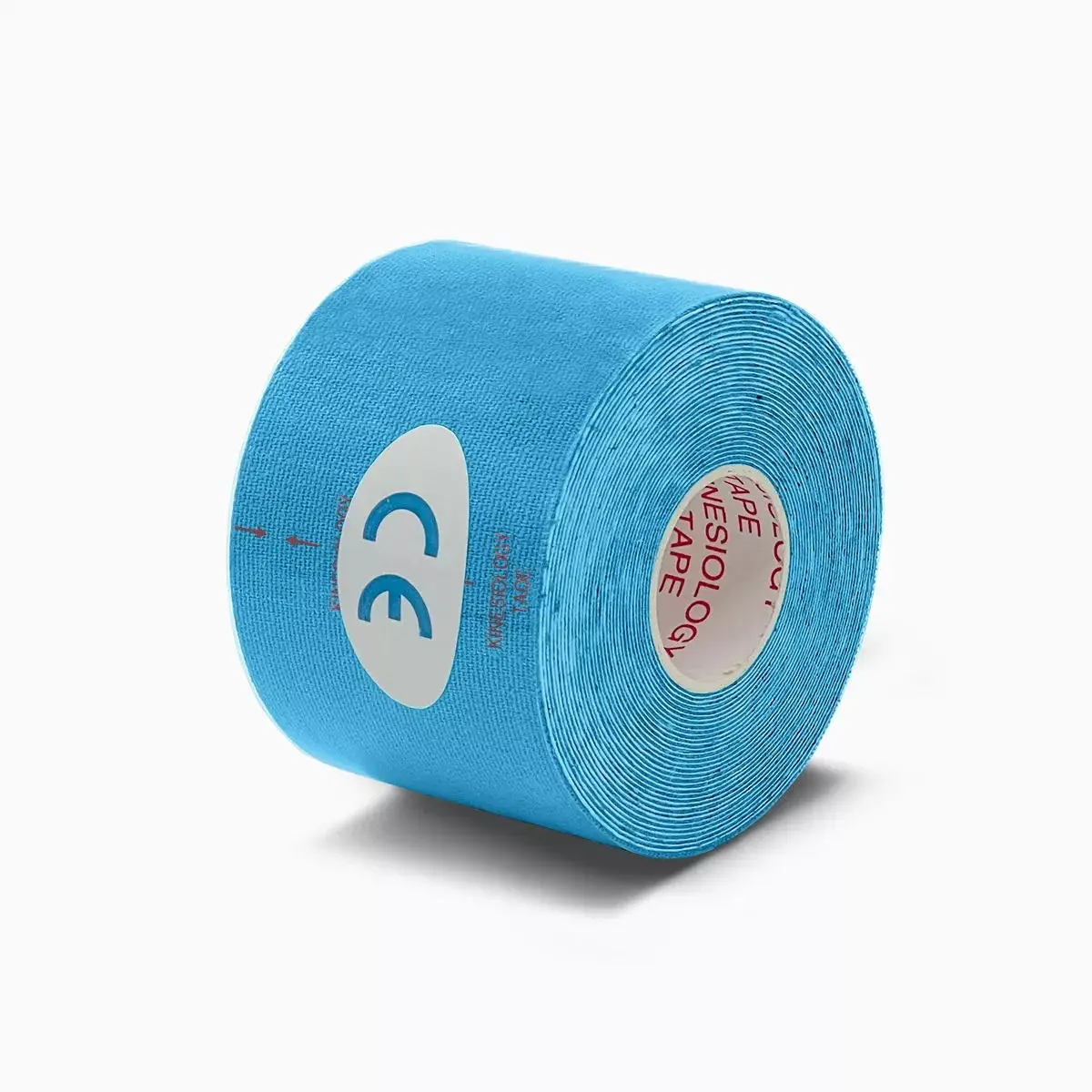 (azul Claro, 5 Cm X 500 Cm) Cinta Kinesiológica, Vendaje Elástico Deportivo De Algodón.