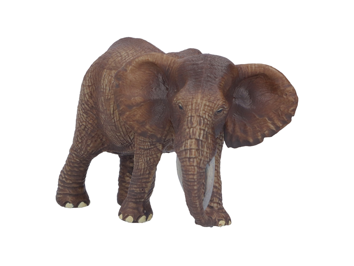 Mali modelo de Elefante Fêmea Realista Pvc Pintado À Mão Boneco Educativo Colecionável 3+