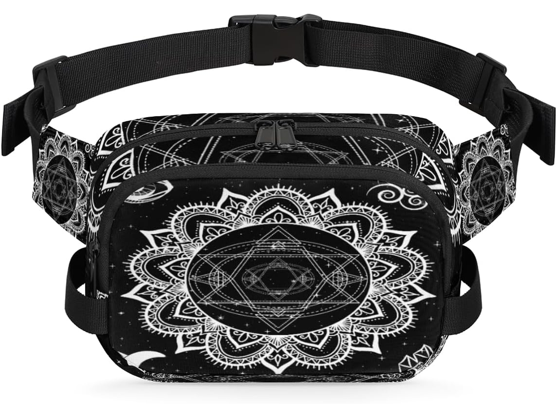 Riñonera Diseño Étnico Mandala Floral Para Mujeres Hombres Niñas Niños Riñonera Correr Practicar Deportes H