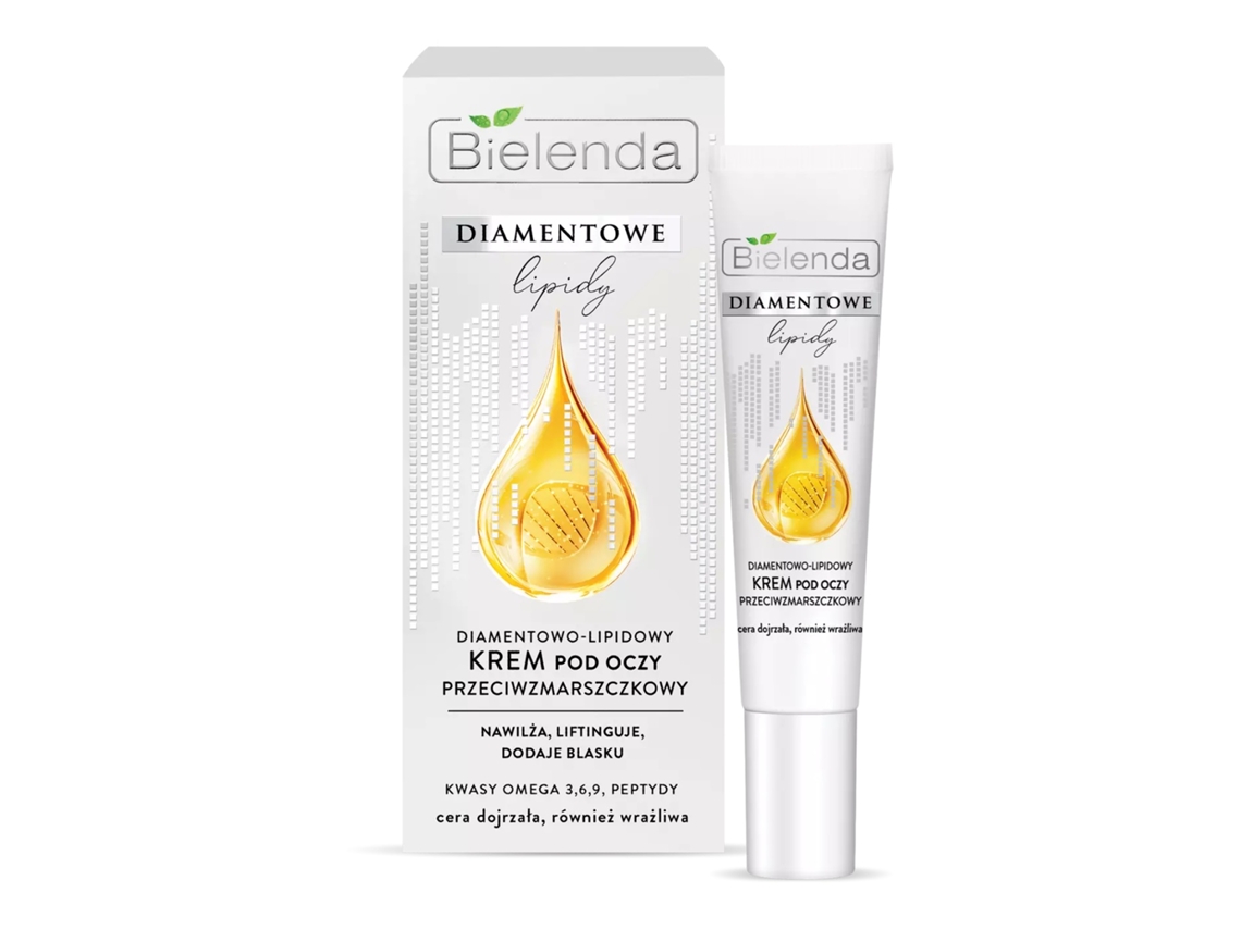 Crema de ojos antiarrugas con lípidos Bielenda Diamond, 15 ml
