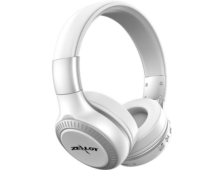 Auriculares Bluetooth ZEALOT B19 (Over Ear - Micrófono - Noise Cancelling - Blanco)