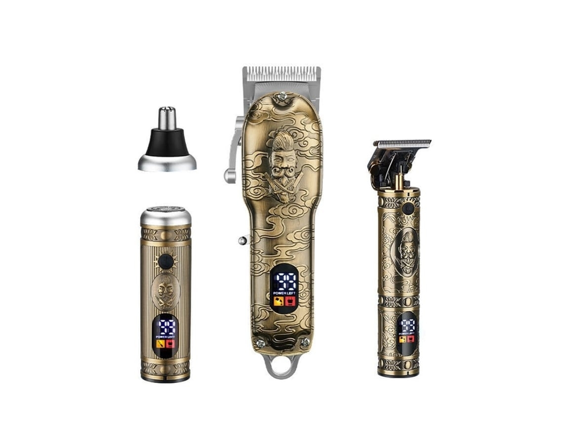 Kit de limpieza Facial 2 en 1 para nariz y orejas para hombres, para cejas, removedor de vello de bigote de precisión, afeitadora recargable YEMAESRE