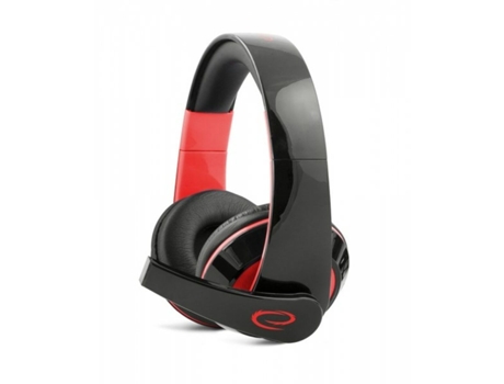 Auriculares con Micrófono ESPERANZA EGH300R Negro Rojo