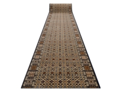 Alfombra De Pasillo Keshan 6428/53551 Oriental Beige / Azul Oscuro 90cm