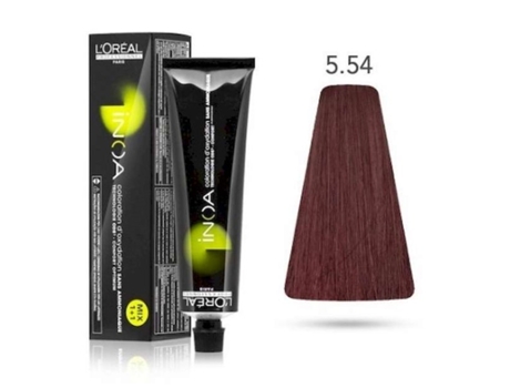 Tinte para el Pelo LOREAL Inoa 5.54 sin Amoniaco