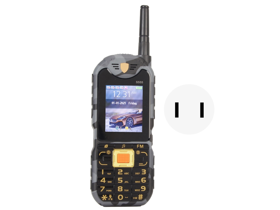 Telefone Celular 2g Desbloqueado Para Idosos Com Botões Grandes Tela 2.2 Polegadas Bateria 4800mah S555
