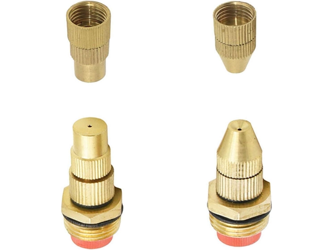 Adaptador Macho De 1/2" Para Jardín - Boquilla Nebulización Hembra Latón
