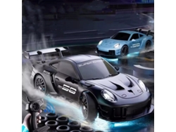 Coche Rc Gris Dos Baterías2502a Rtr 1/20 2.4g 4wd Drift Mini Led Alta Velocidad On-road Regalo Niños Juguetes