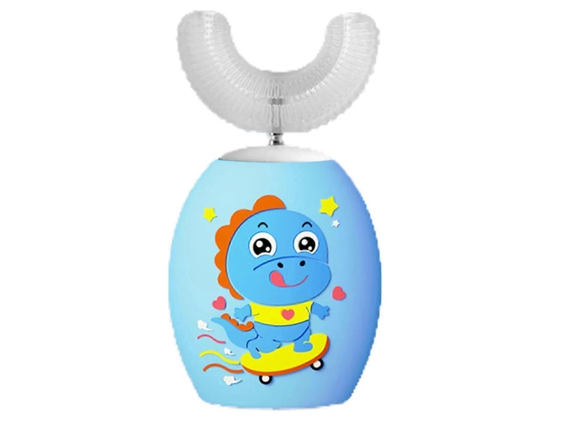 Escova De Dentes Elétrica Infantil Com Base De Silicone E Formato Em U, Modelo 2026, Para O Programa Papanicolaou.