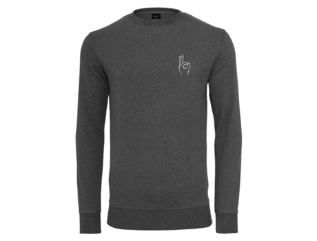 Camiseta de Hombre MISTER TEE Cuello Redondo Marrón (M)
