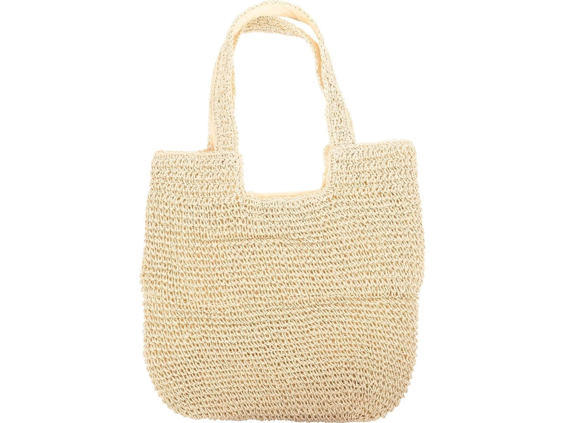 Bolsa De Palha Trançada Feminina Para Praia E Verão.