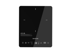 Placa De Inducción Portátil Cecotec Crystal Onyx 2000w Negro