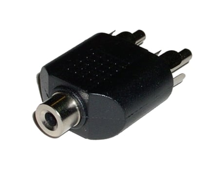 Adaptador de Áudio BEMATIK Estéreo (3,5 mm-H/2 x RCA-M)