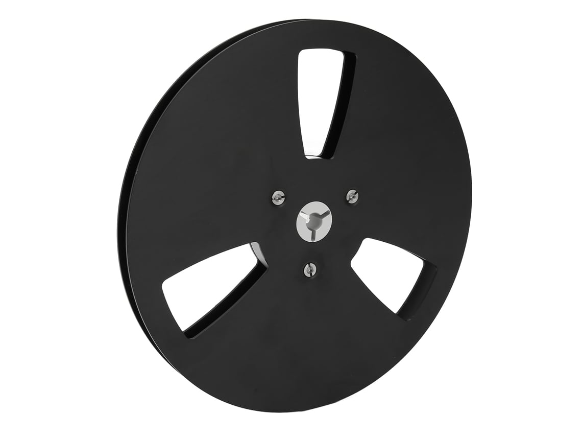 Carrete De Cinta Vacío De 1 4" (7 Pulgadas) Universal, 3 Orificios, Aleación De Aluminio, Carrete Abierto, Carrete De