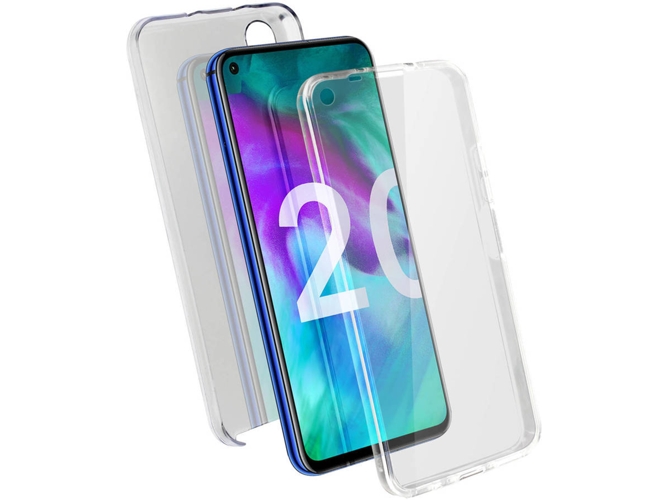 Carcasa 360º Huawei Nova 5T, Honor 20 AVIZAR TPGLASS-CL-H20R Transparente