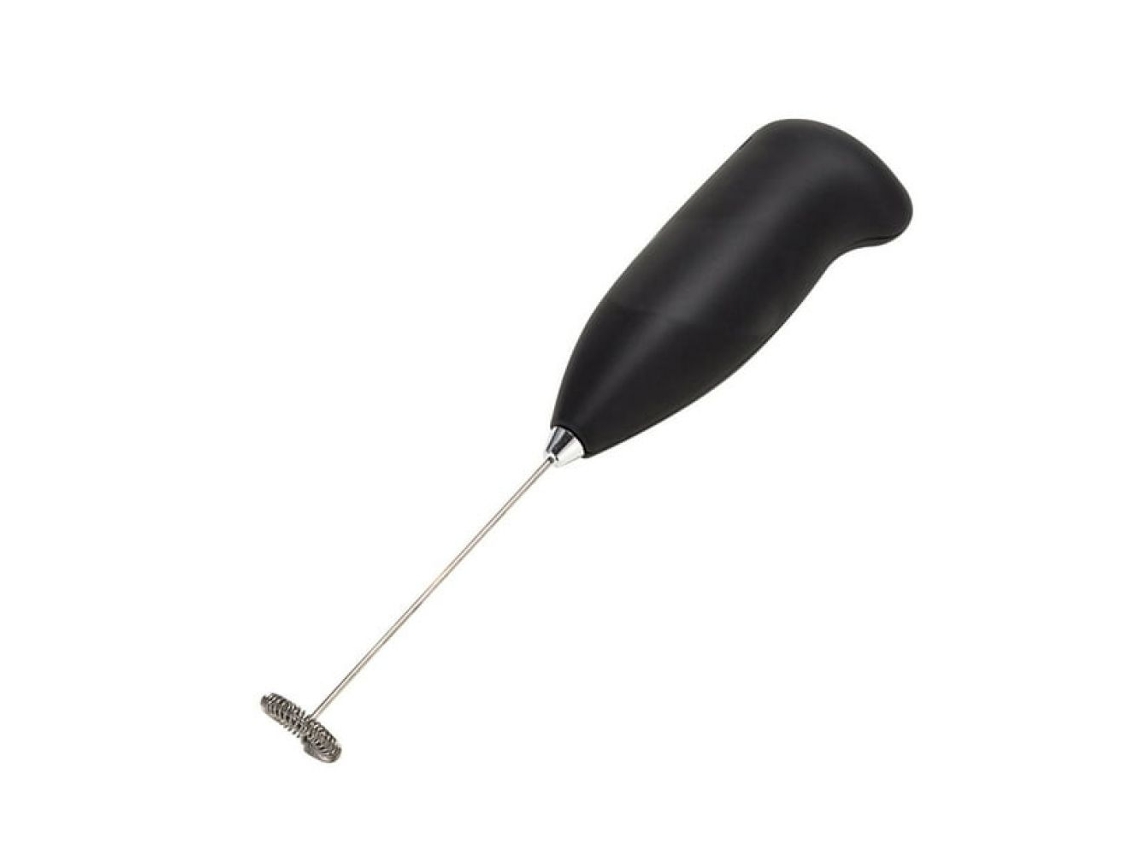 JILLIOPER Espumador de leche portátil, batidor de café con varilla de acero inoxidable de grado alimenticio, minibatidora eléctrica para mezclar cócteles, match